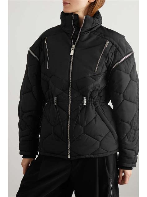 givenchy quilted jacket|GIVENCHY Convertible quilted padded shell jacket .